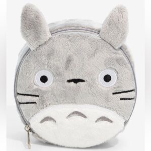 Studio Ghibli My Neighbor Totoro Figural Fuzzy‎ Makeup Bag Hot Topic